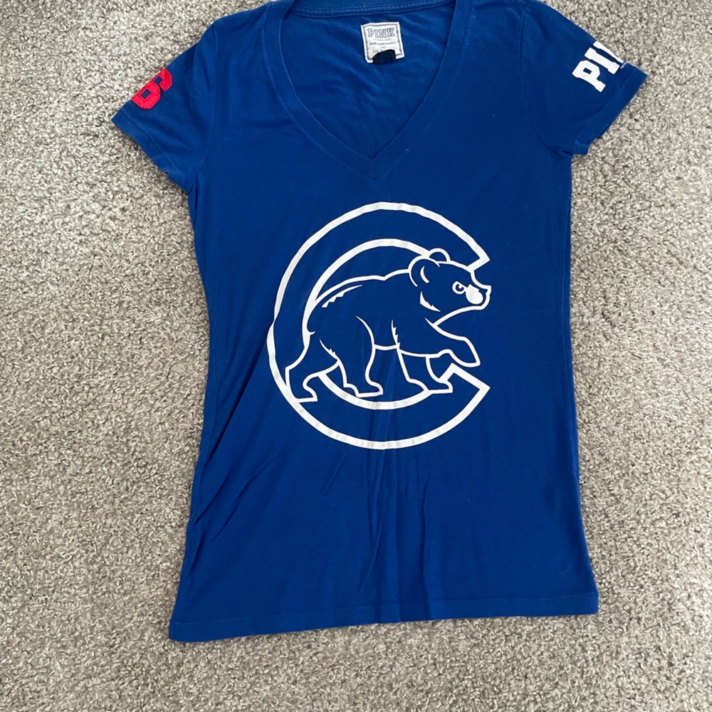 PINK Victoria's Secret Blue Tee